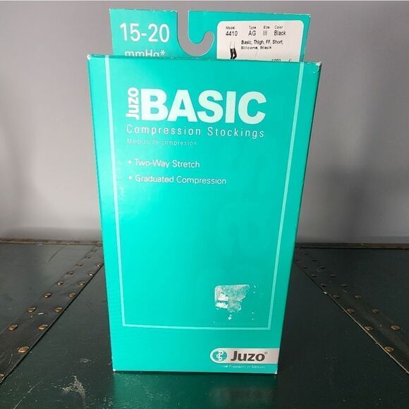 Juzo Basic Knee High 15-20mmHg Black III